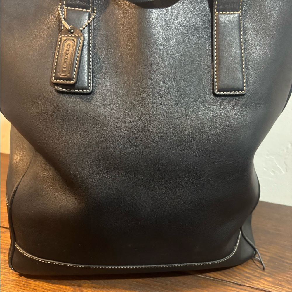 Vintage Coach Leather Bleeker Tote